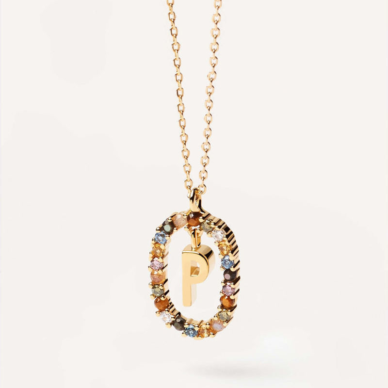 Initial Colored Diamond Necklace Iced Out Shine With Street Luxury - Image 11