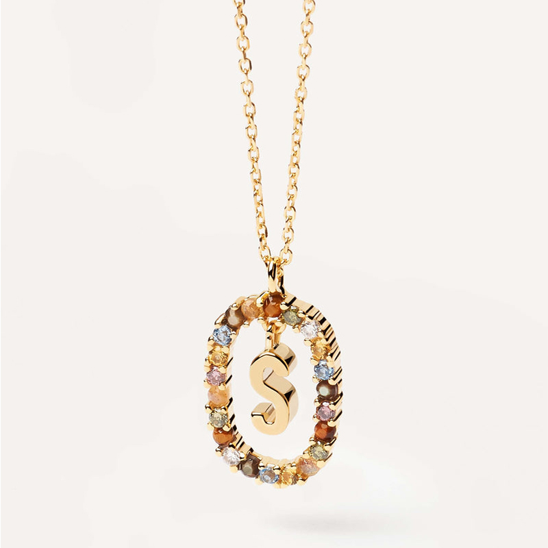 Initial Colored Diamond Necklace Iced Out Shine With Street Luxury - Image 12