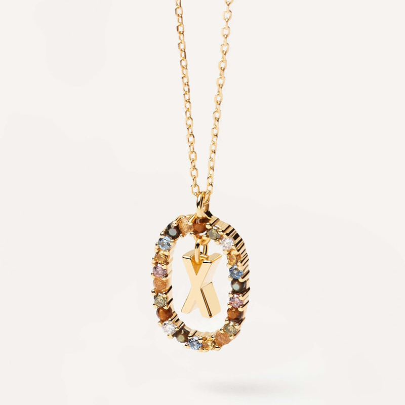 Initial Colored Diamond Necklace Iced Out Shine With Street Luxury - Image 14