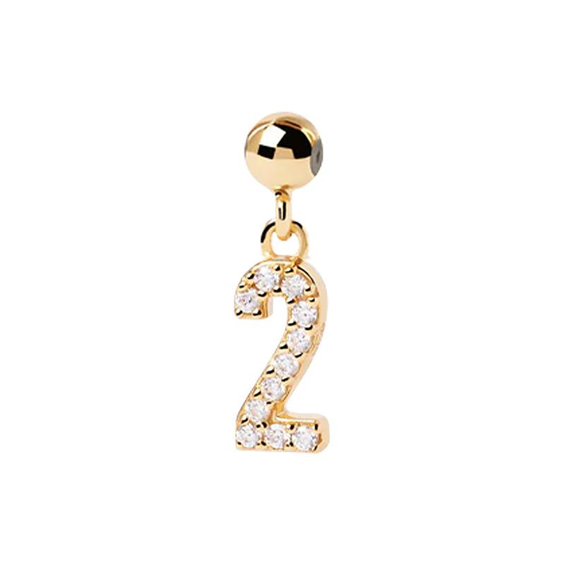 Diamond Number Charms Necklace Iced Out Shine With Street Luxury - Image 7