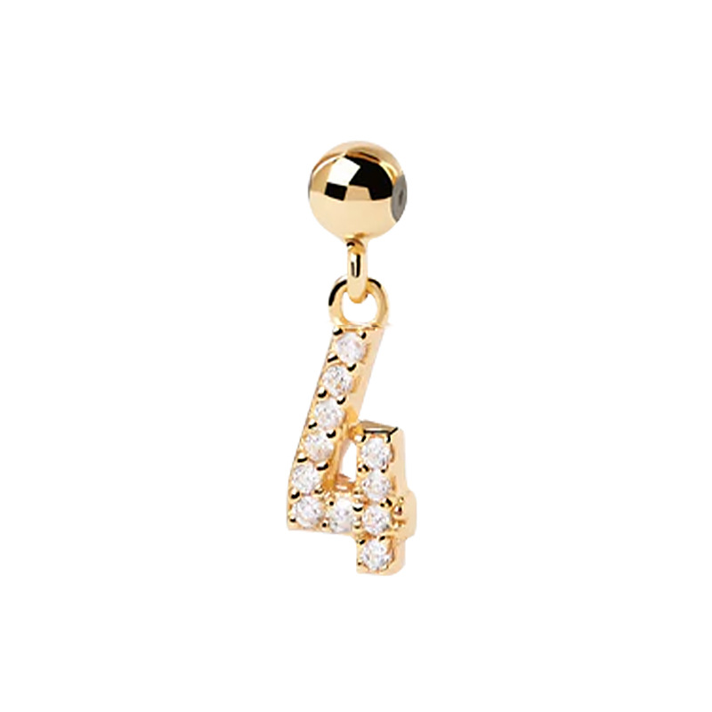 Diamond Number Charms Necklace Iced Out Shine With Street Luxury - Image 9
