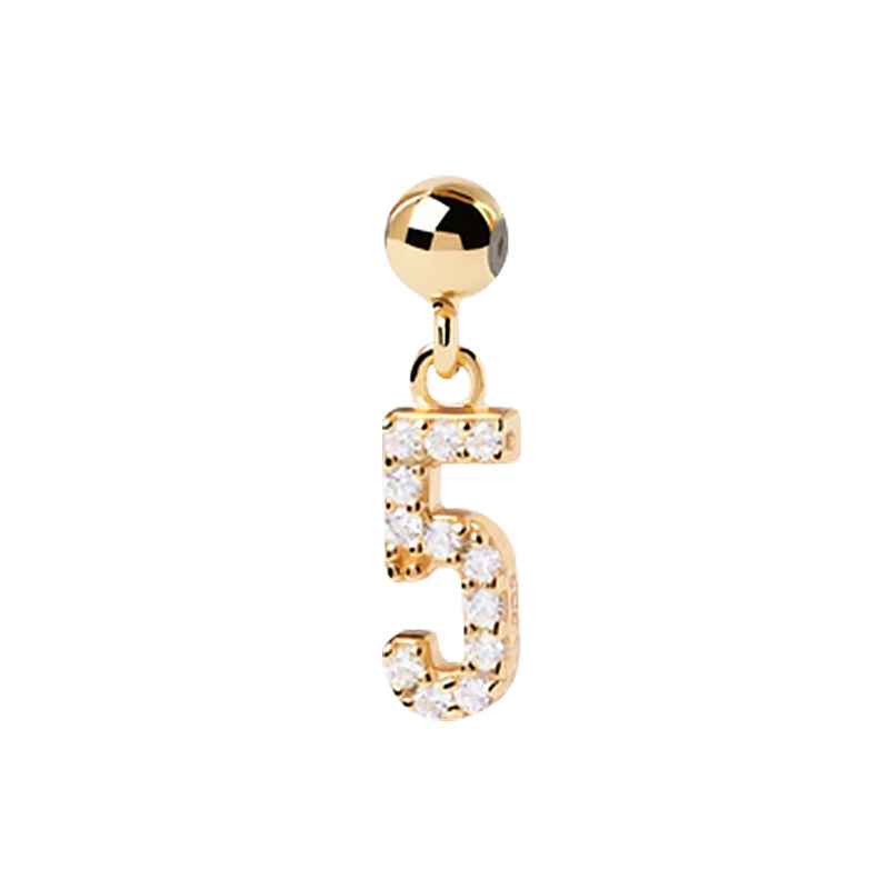 Diamond Number Charms Necklace Iced Out Shine With Street Luxury - Image 10