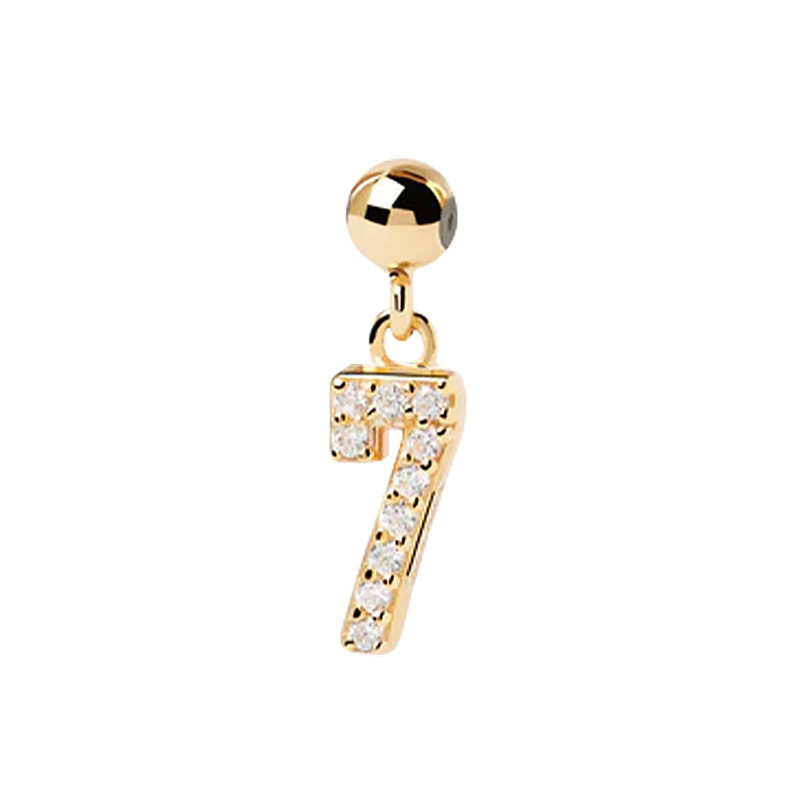 Diamond Number Charms Necklace Iced Out Shine With Street Luxury - Image 12
