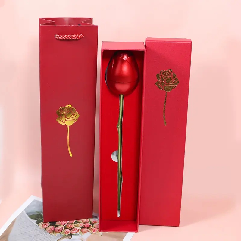 Rose Flower Jewelry Gift Box Bold Statement Style With Street Luxury - Image 5
