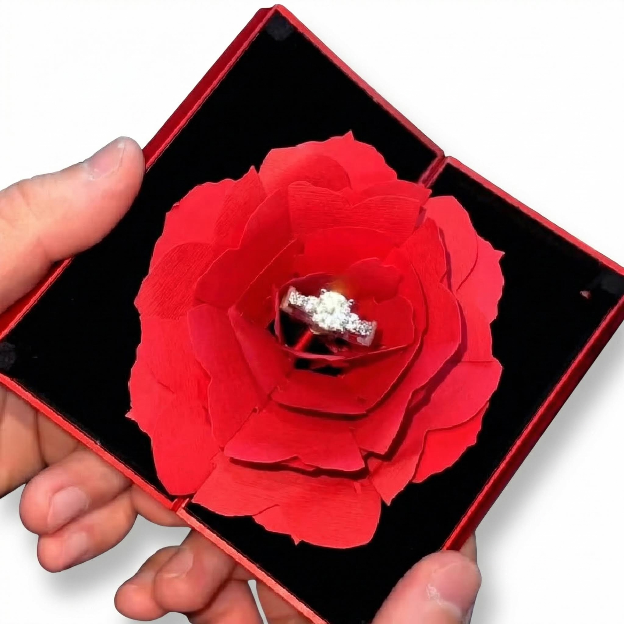 Rectangle Eternal Flower Jewelry Gift Box For Hip Hop Jewelry Style - Image 4