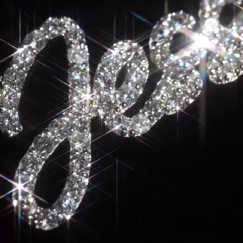 Personalized Name Vvs Moissanite Tennis Necklace With Iced Out Shine - Image 3