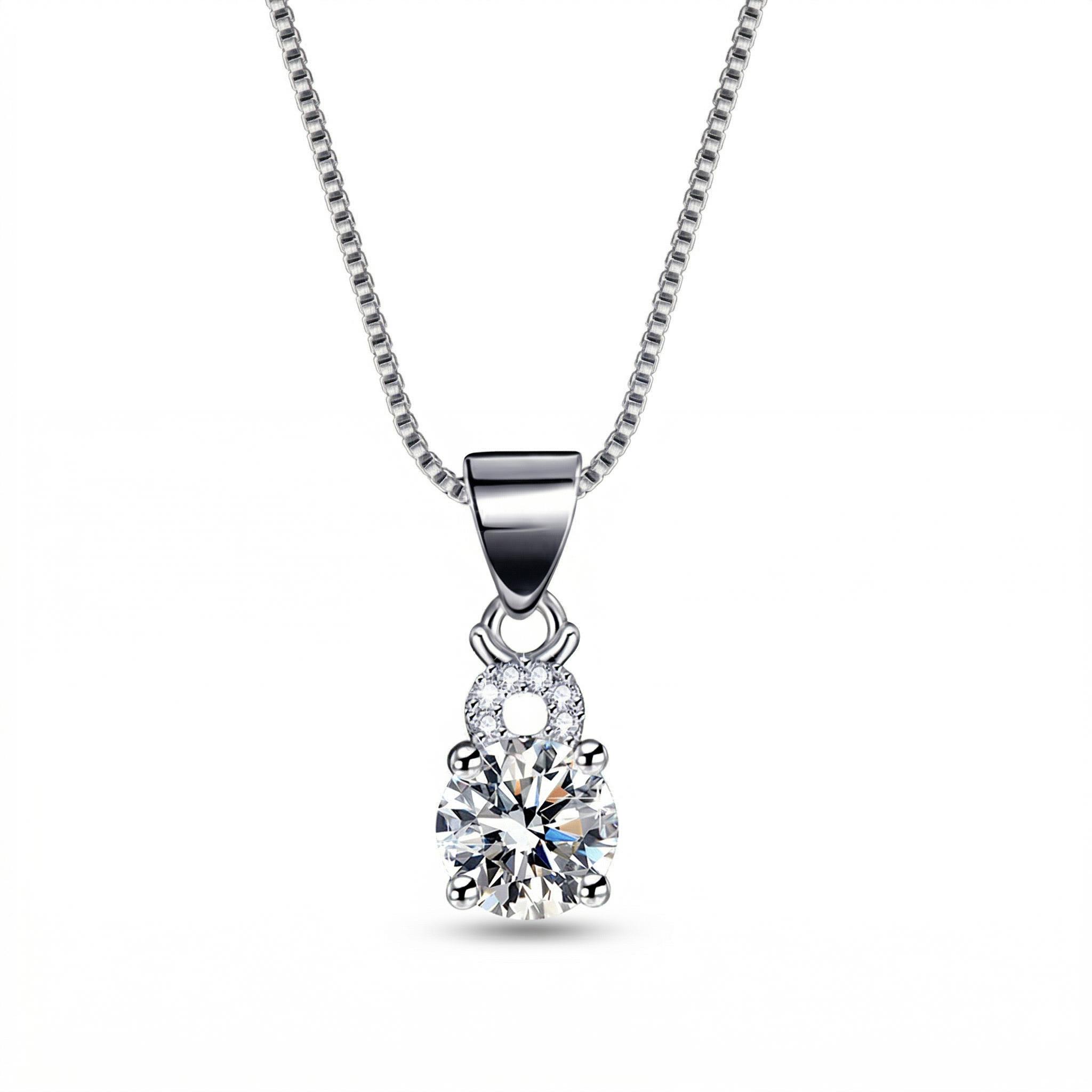 Customized Zodiac Vvs Moissanite S925 Silver Pendent Necklace Iced Out - Image 5