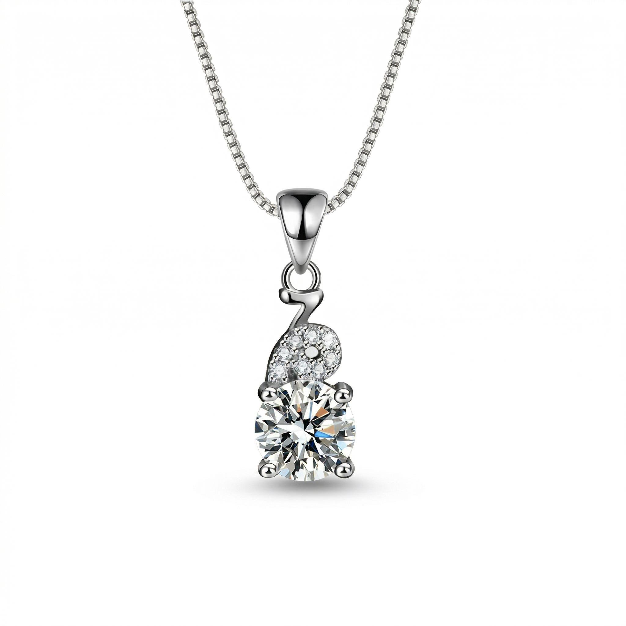 Customized Zodiac Vvs Moissanite S925 Silver Pendent Necklace Iced Out - Image 11
