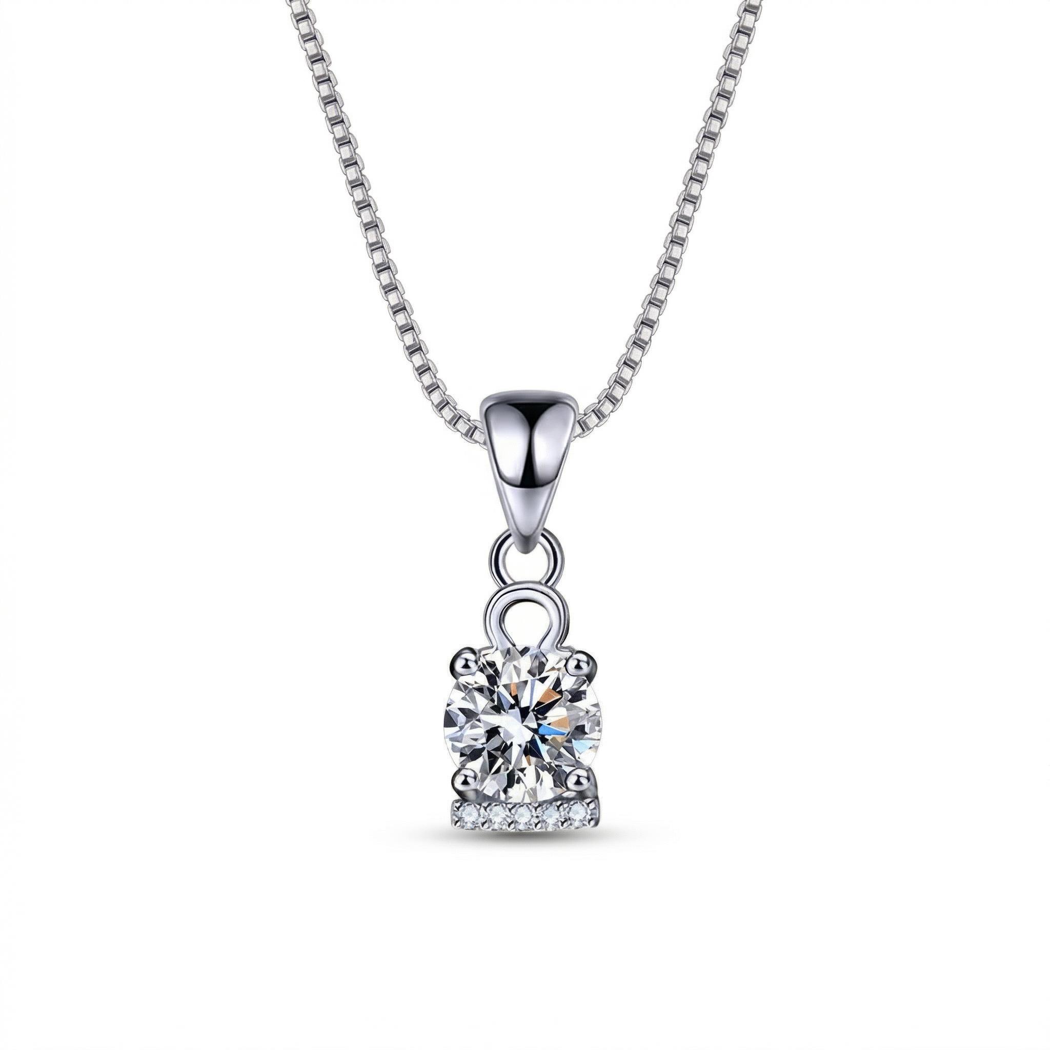 Customized Zodiac Vvs Moissanite S925 Silver Pendent Necklace Iced Out - Image 12