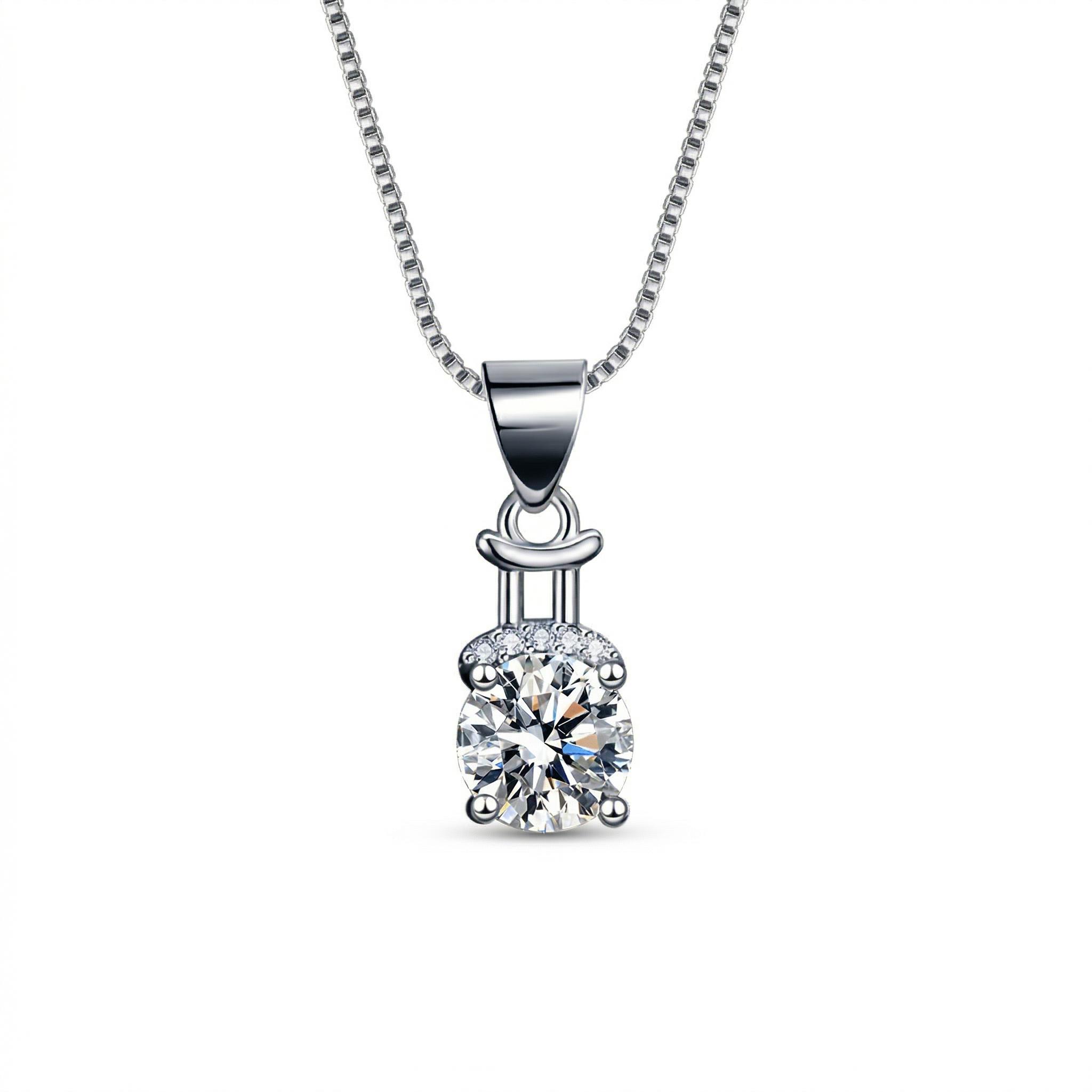 Customized Zodiac Vvs Moissanite S925 Silver Pendent Necklace Iced Out - Image 13