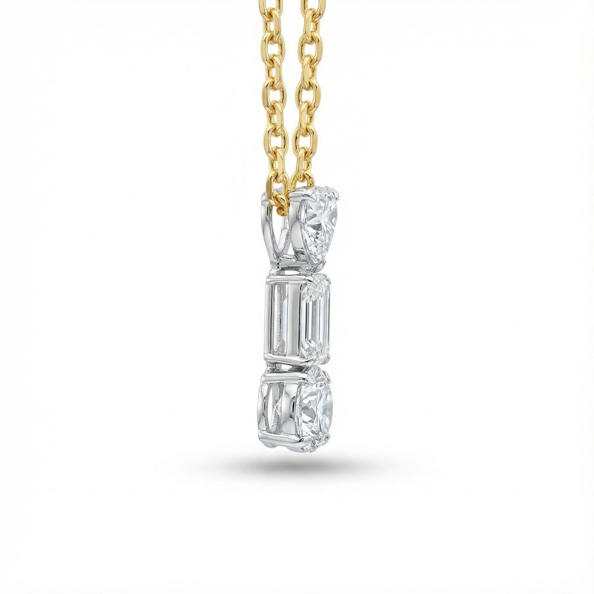 Multi Cut Vvs Moissanite Pendant Necklace Iced Out Shine With Street Luxury - Image 3