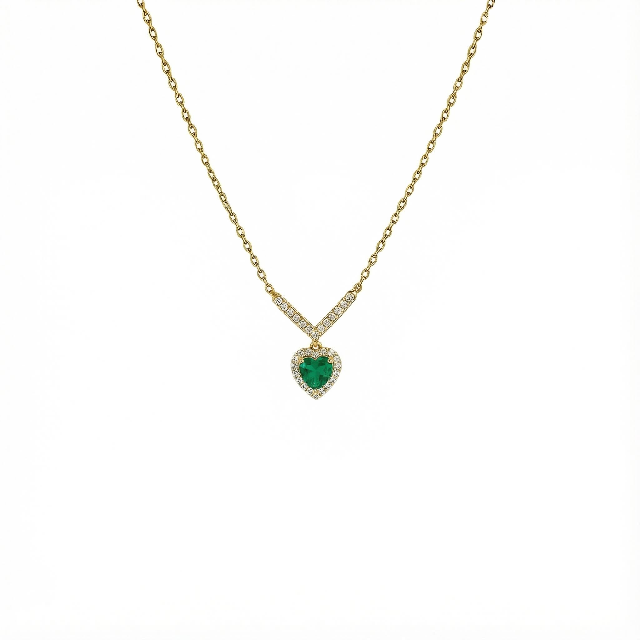 S925 Silver Heart Diamond Pendant Necklace With Street Luxury Shine - Image 5