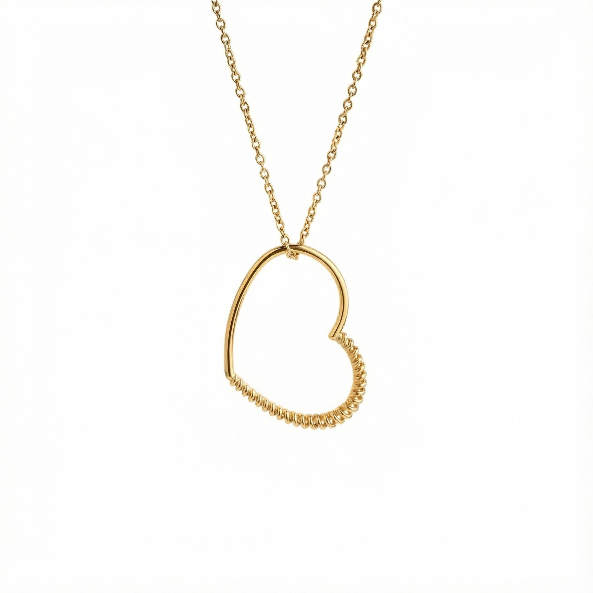 S925 Silver Heart Pendant Necklace Silver Shine With Street Luxury