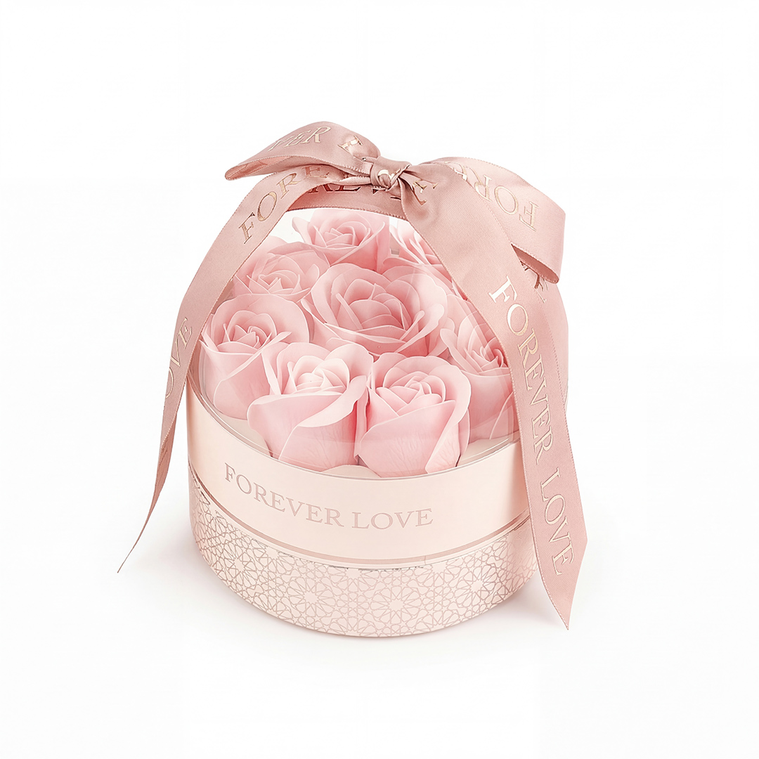 Forever Love Preserved Rose Jewelry Box For Hip Hop Jewelry Style