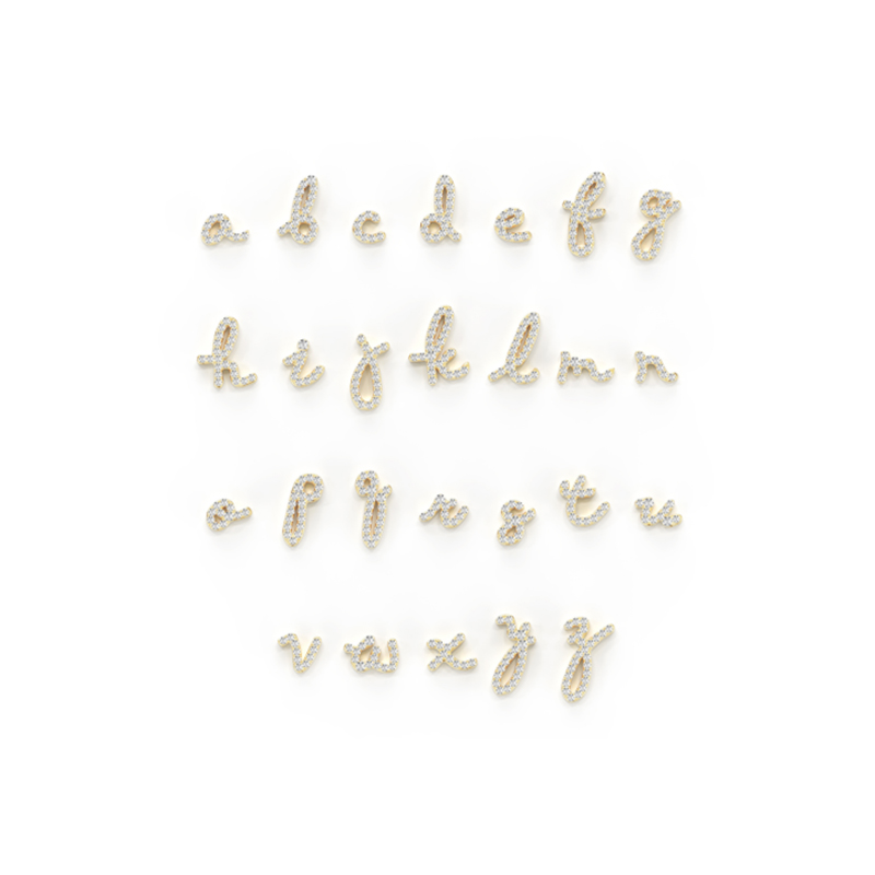 Diamond Double Initials Open Ring Iced Out Shine With Street Luxury - Image 6