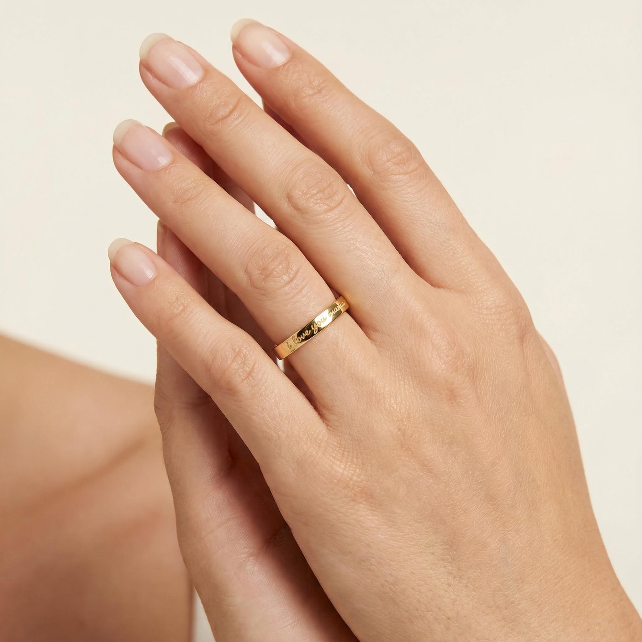 Engraved i Love You Mama Ring Bold Statement Style With Street Luxury - Image 6
