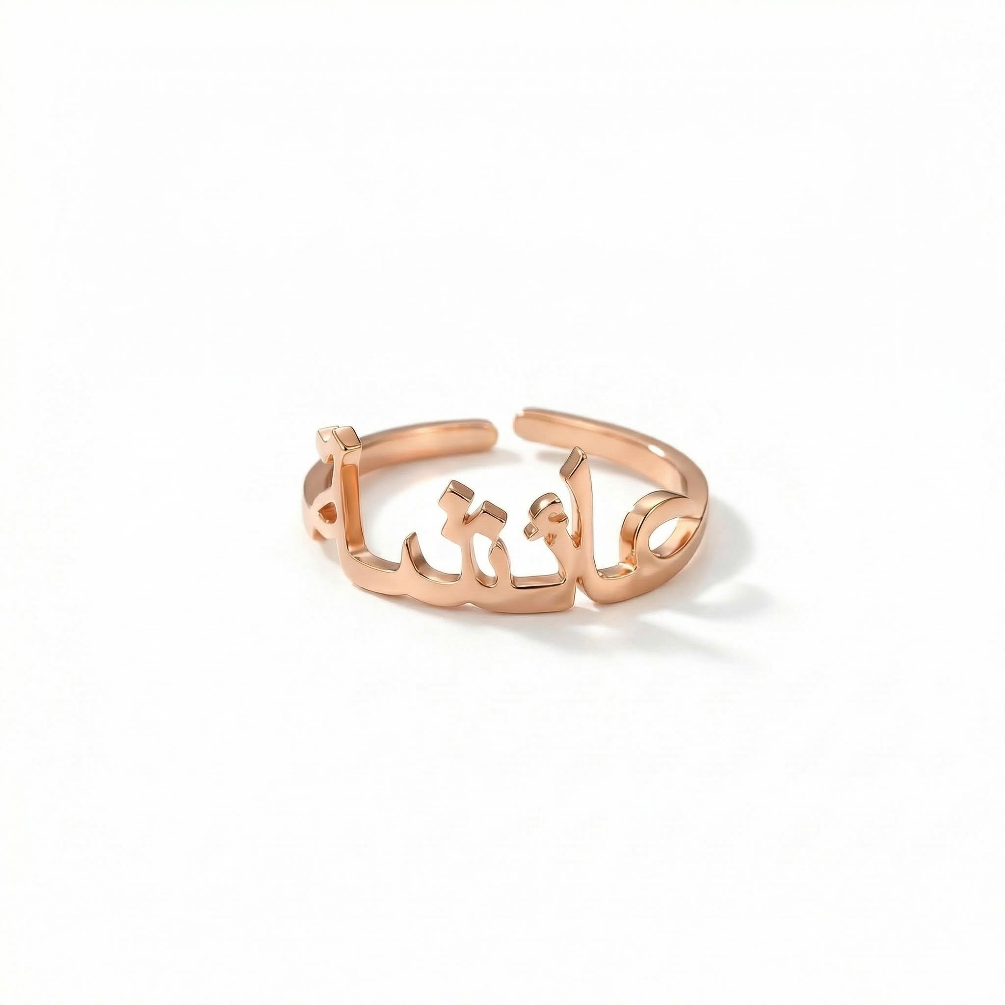 Personlized Arabic Name Ring Bold Statement Style With Street Luxury - Image 4