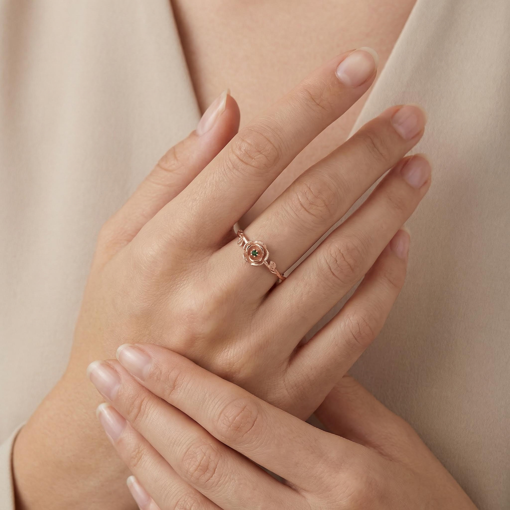 Personalized Birth Flower Ring Bold Statement Style With Street Luxury - Image 3