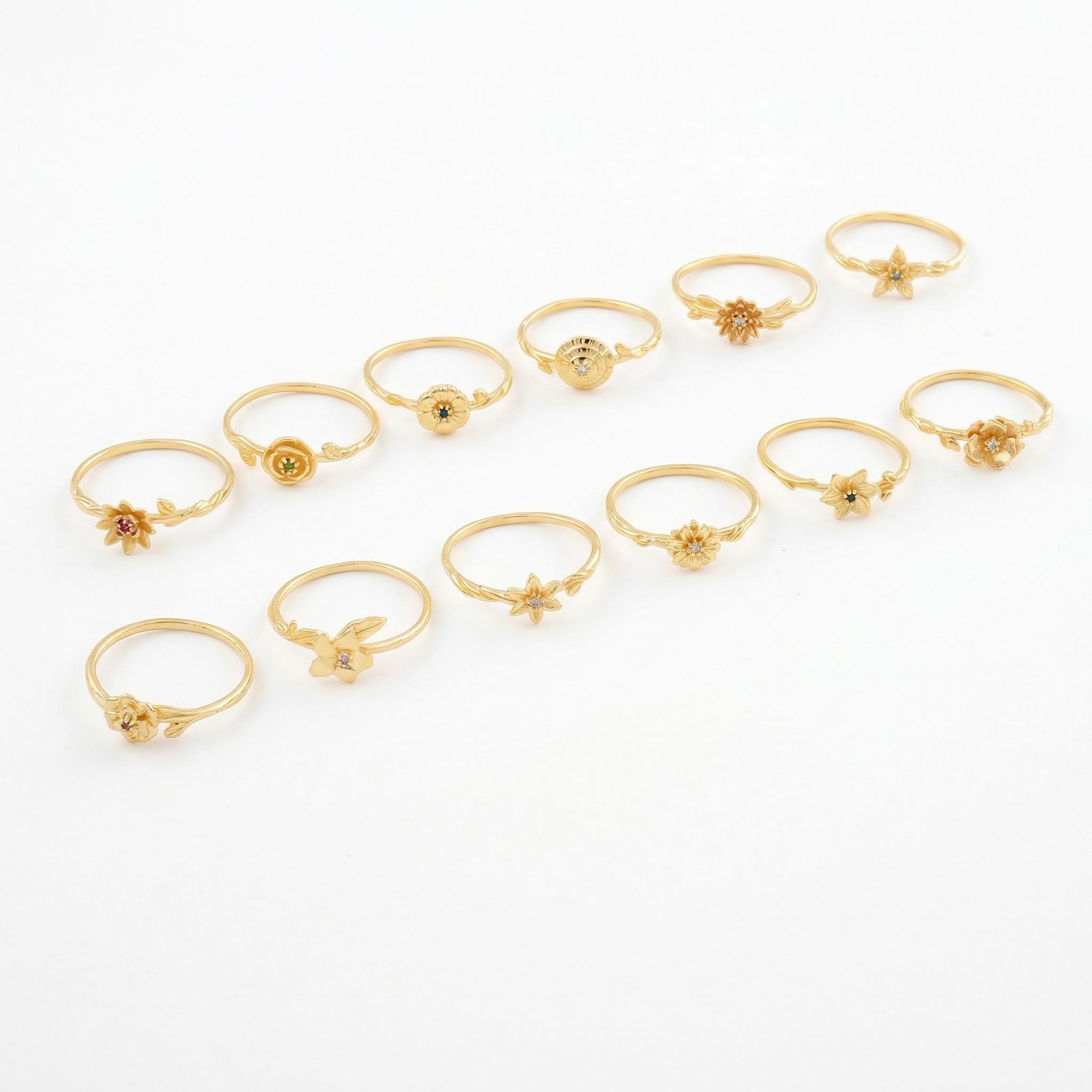 Personalized Birth Flower Ring Bold Statement Style With Street Luxury - Image 7