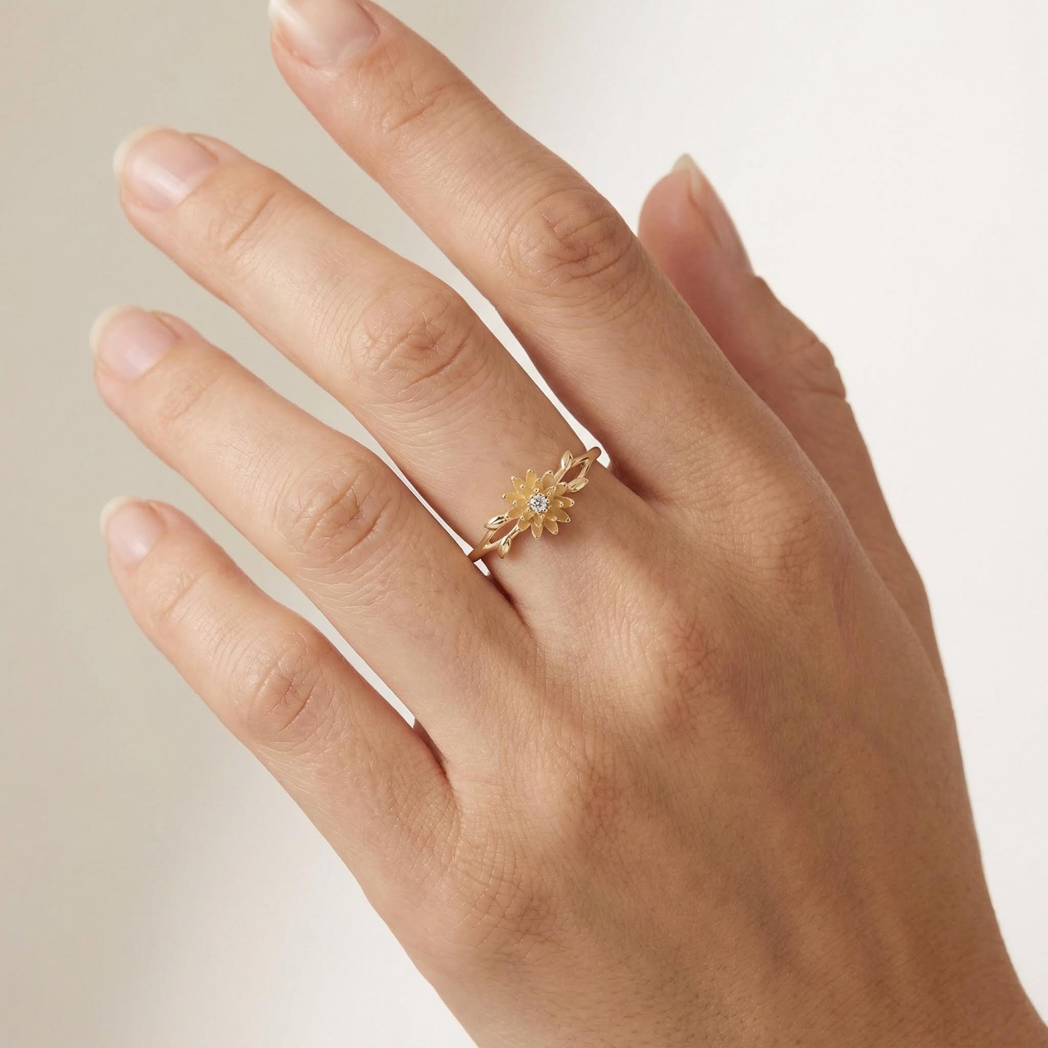 Personalized Birth Flower Ring Bold Statement Style With Street Luxury - Image 8