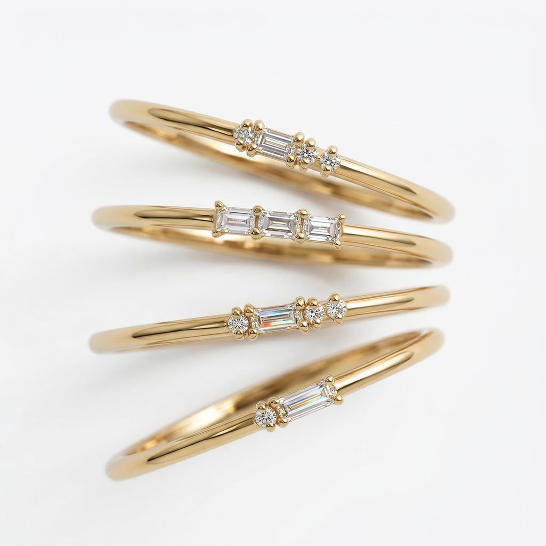 Letters/alphabet Morse Code Ring Bold Statement Style With Street Luxury - Image 5