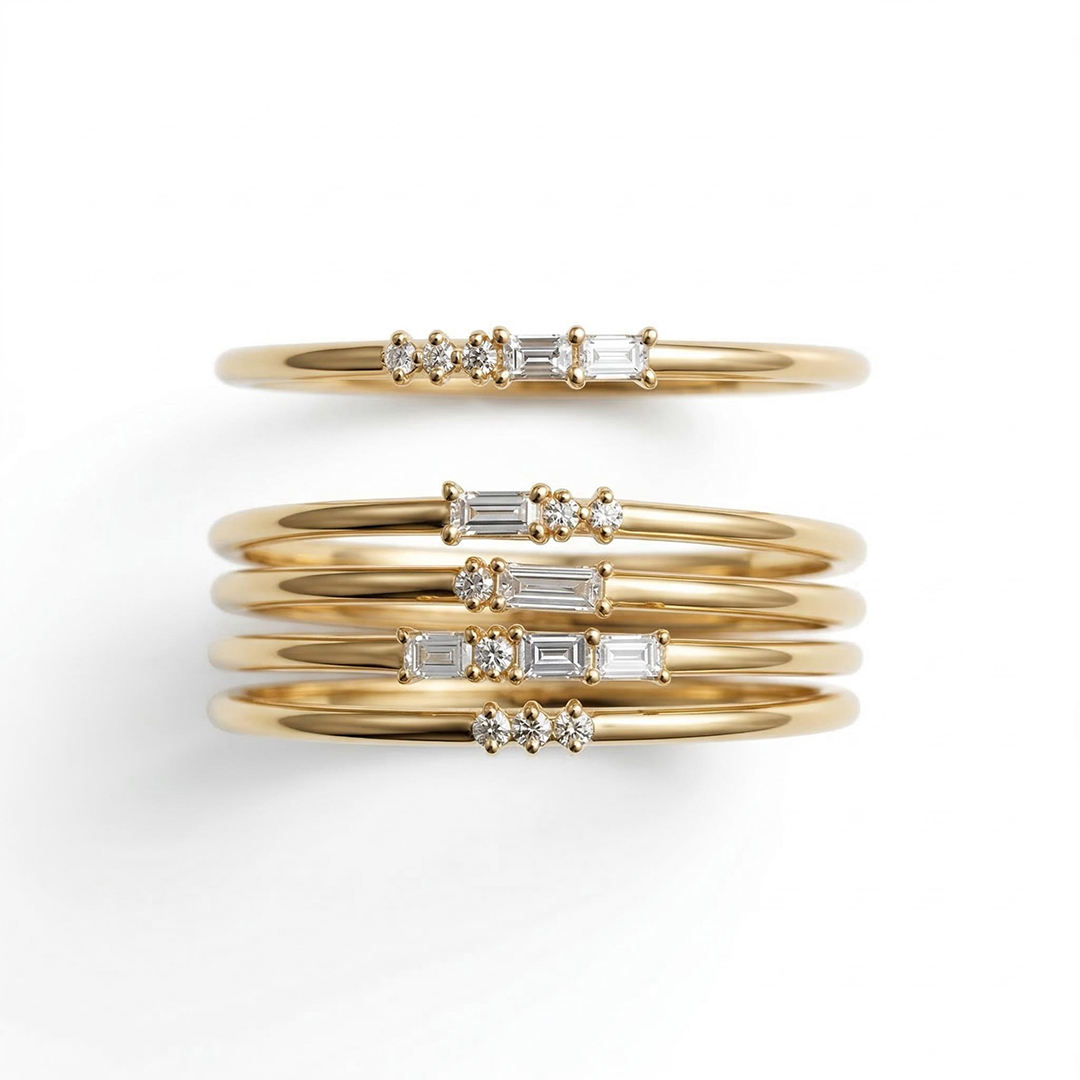 Letters/alphabet Morse Code Ring Bold Statement Style With Street Luxury - Image 9