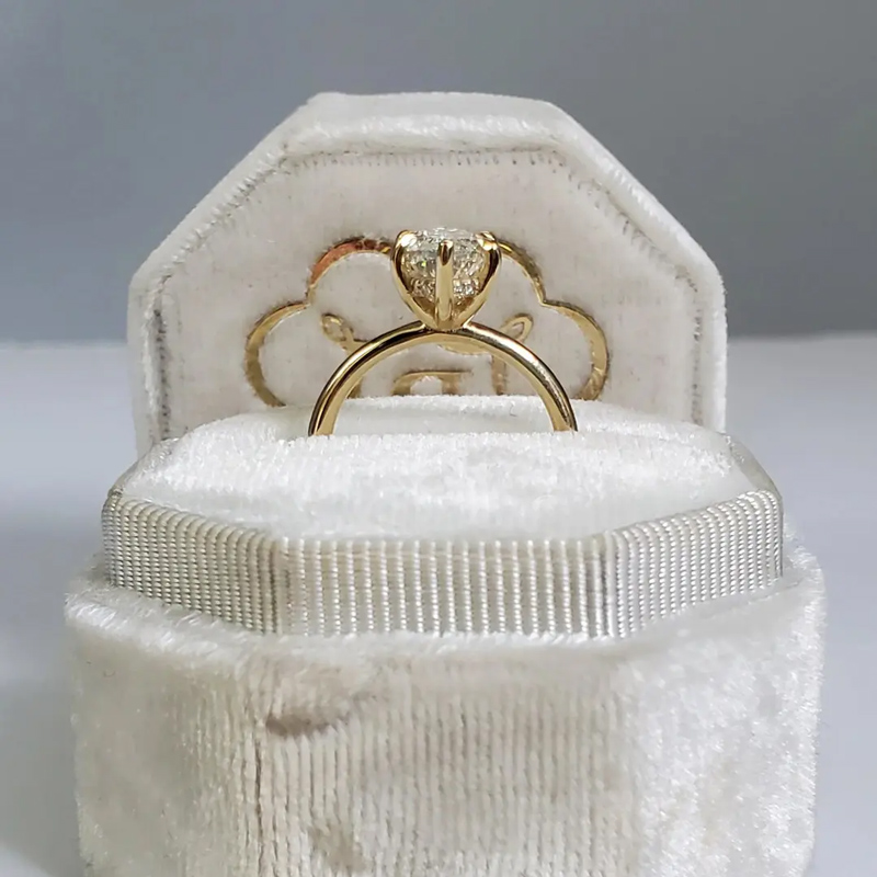 3.12ct Marquise & Round Cut Six Claws Vvs Moissanite S925 Silver Engagement - Image 8