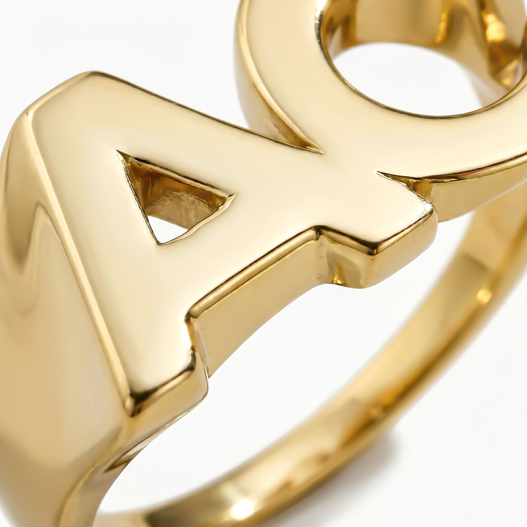 Customized Letters Ring Bold Statement Style With Street Luxury - Image 6