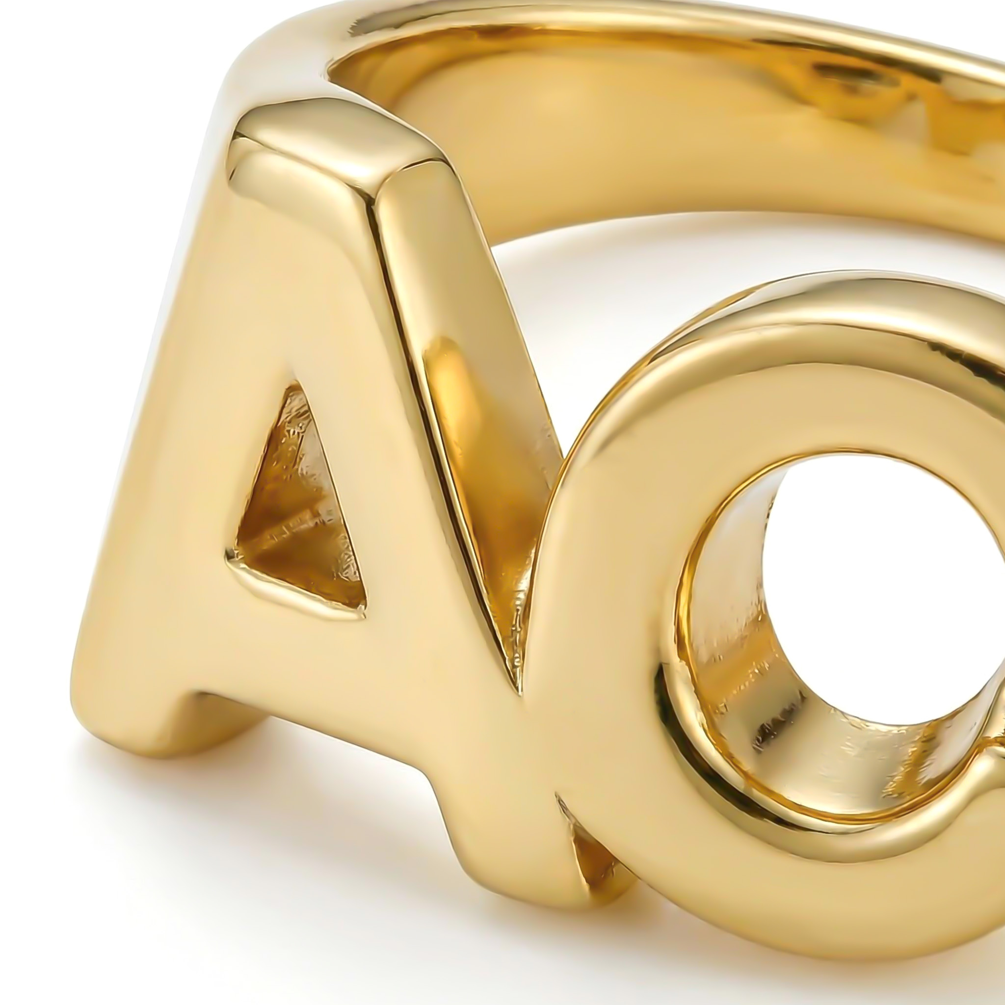 Customized Letters Ring Bold Statement Style With Street Luxury - Image 7