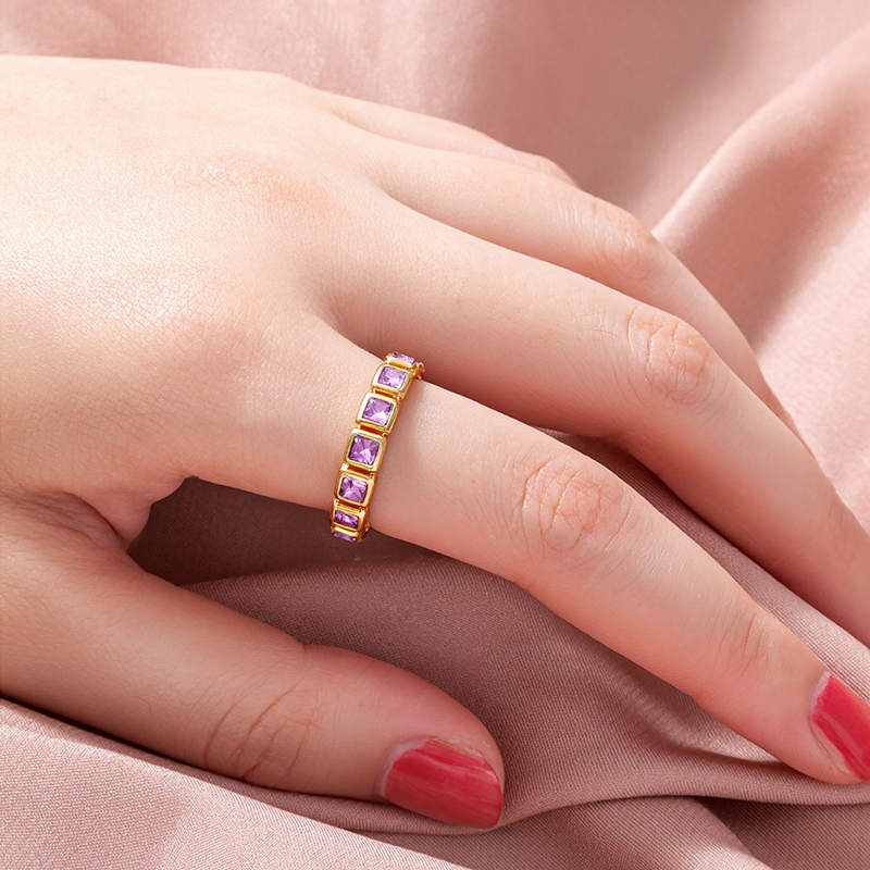 Personalized Birthstone Ring Bold Statement Style With Street Luxury - Image 7