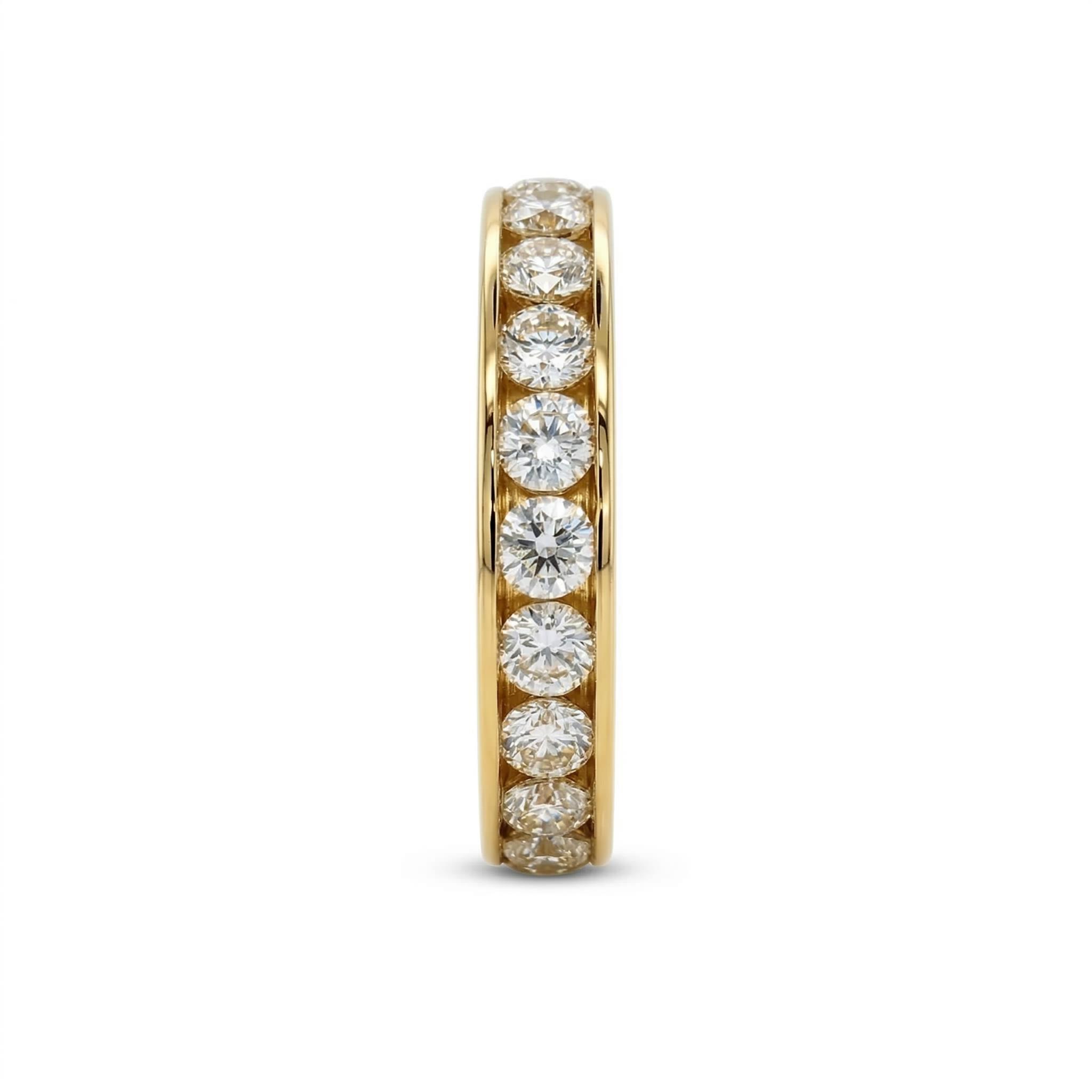 2ct. Tw. Paved Round Cut Vvs Moissanite Wedding Band Iced Out - Image 4