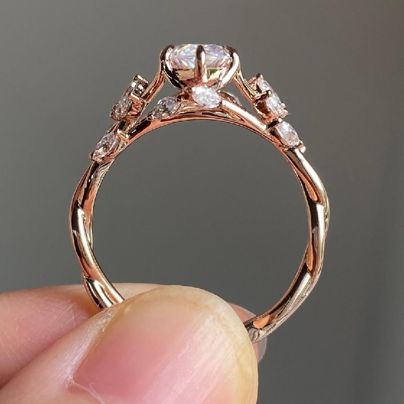4.4ct Marquise Cut Vvs Moissanite Vintage Engagement Ring Iced Out - Image 4