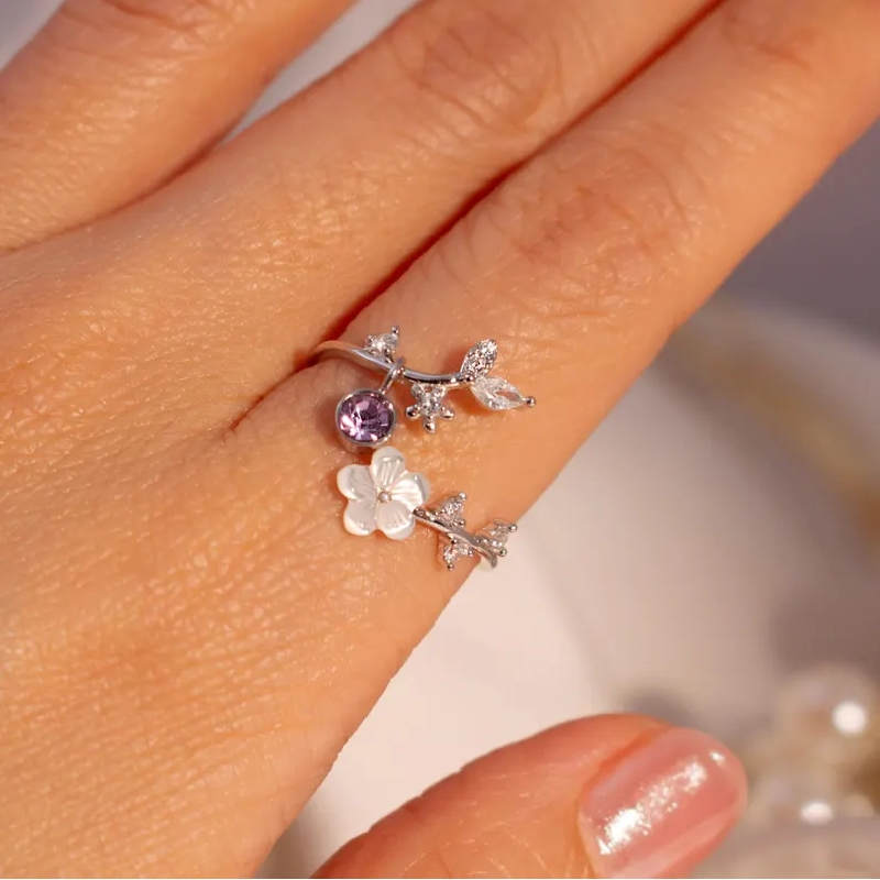 Personalized Birthstone Ring Bold Statement Style With Street Luxury - Image 9