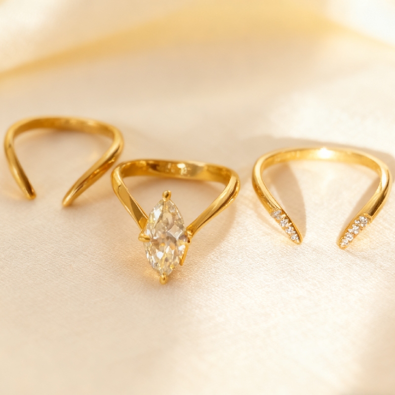 3.07ct. Tw. Marquise Cut Vvs Moissanite Engagement Ring Set Iced Out - Image 4