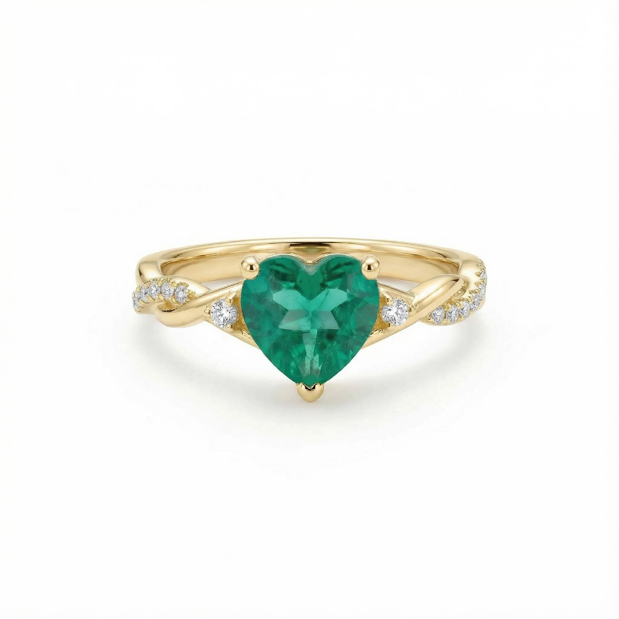 S925 Silver Heart Cut Vintage Engagement Rings With Street Luxury Shine - Image 6