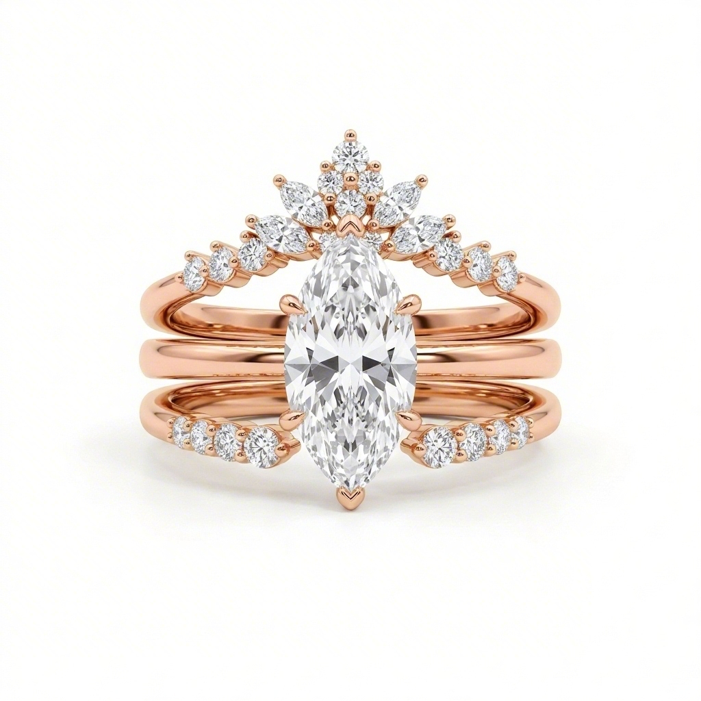 2.47ct. Tw. Stackable Nature-inspired Marquise Cut Vvs Moissanite S925 - Image 6