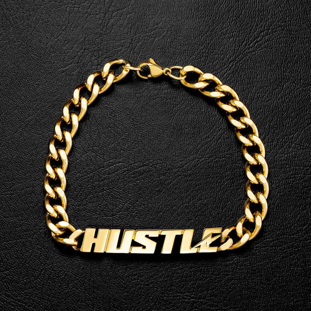 8mm Lightning Hustle Cuban Bracelet In Gold With Street Luxury Shine - Image 3