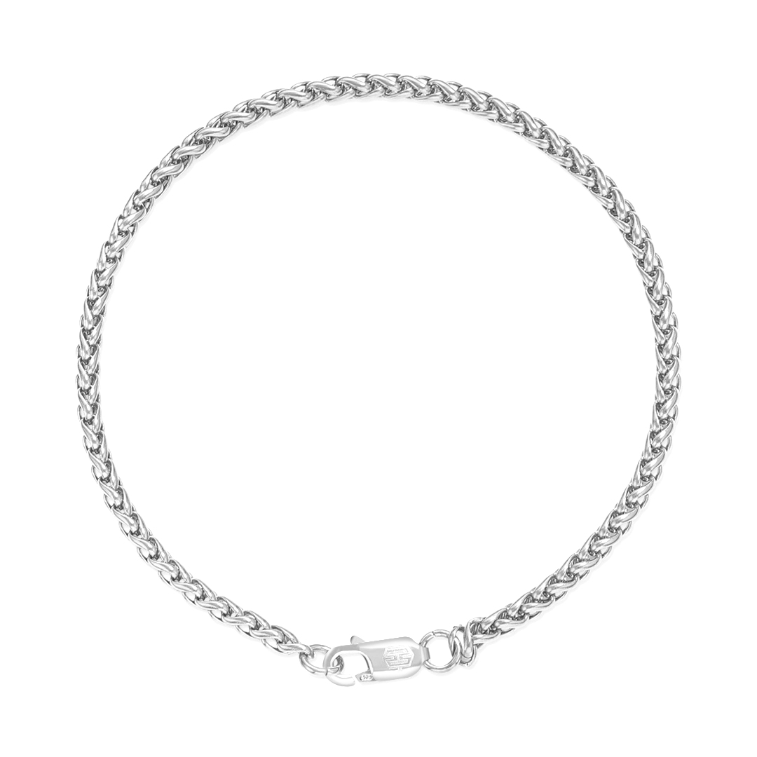 3mm Franco Solid 925 Sterling Silver Bracelet With Street Luxury Shine - Image 3