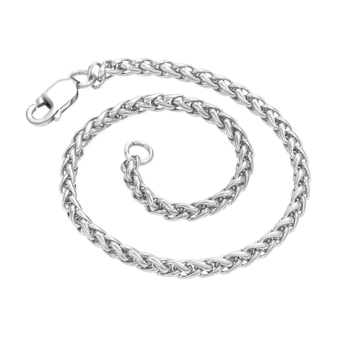 3mm Franco Solid 925 Sterling Silver Bracelet With Street Luxury Shine - Image 4