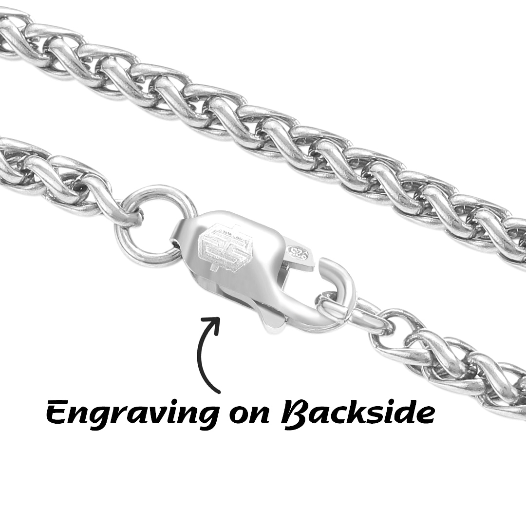 3mm Franco Solid 925 Sterling Silver Bracelet With Street Luxury Shine - Image 5
