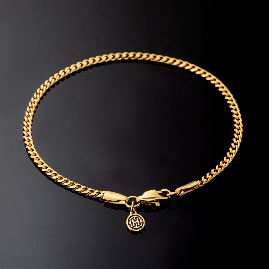 2.5mm Diamond-cut Cuban Bracelet In Gold Iced Out Shine With Street Luxury - Image 3