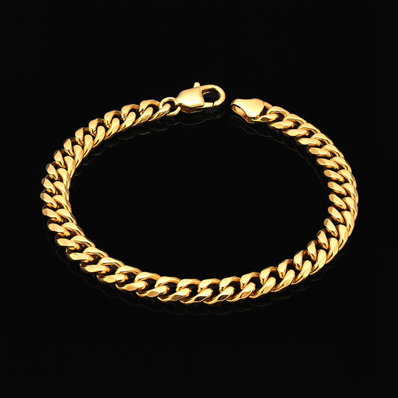 6mm Diamond-cut Cuban Bracelet In Gold Iced Out Shine With Street Luxury - Image 5