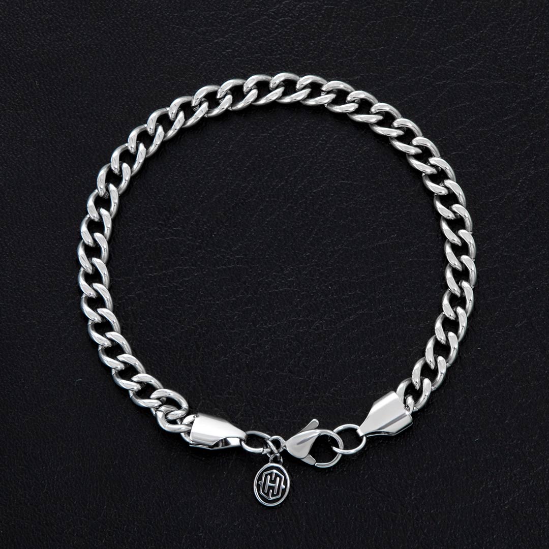 5mm Stainless Steel Cuban Bracelet Bold Statement Style With Street Luxury