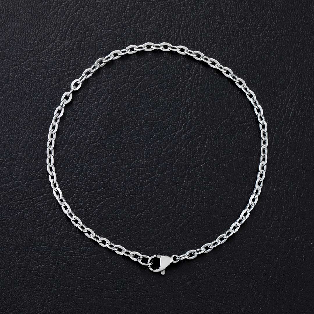 3mm Rolo Stainless Steel Bracelet Bold Statement Style With Street Luxury - Image 3