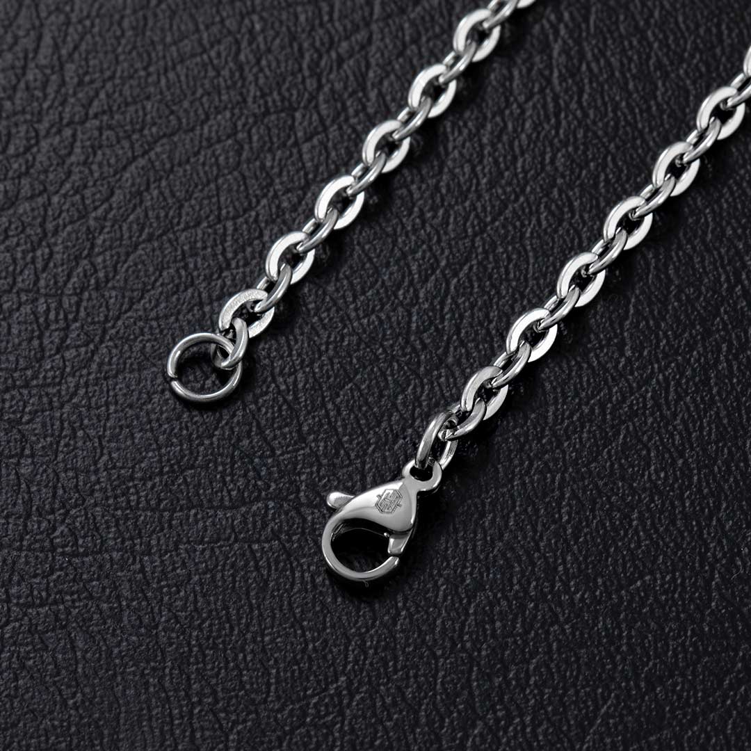 3mm Rolo Stainless Steel Bracelet Bold Statement Style With Street Luxury - Image 4