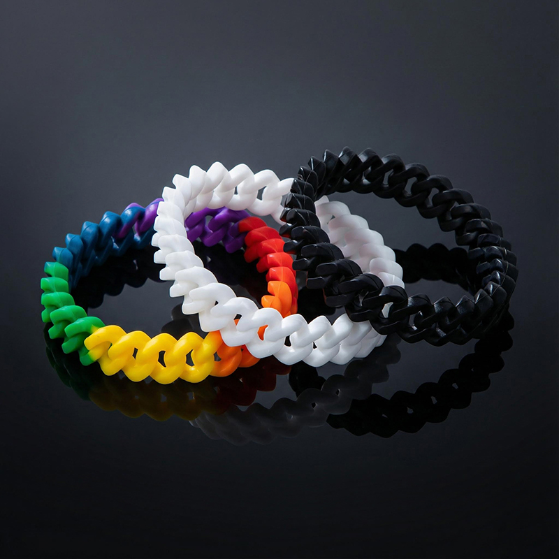 13mm Cuban Link Silicone Bracelet Bold Statement Style With Street Luxury - Image 4