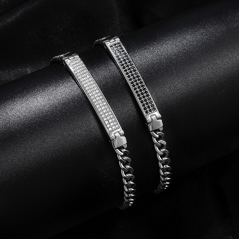 6mm Iced Out Engraved Id Cuban Adjustable Bracelet With Street Luxury Shine