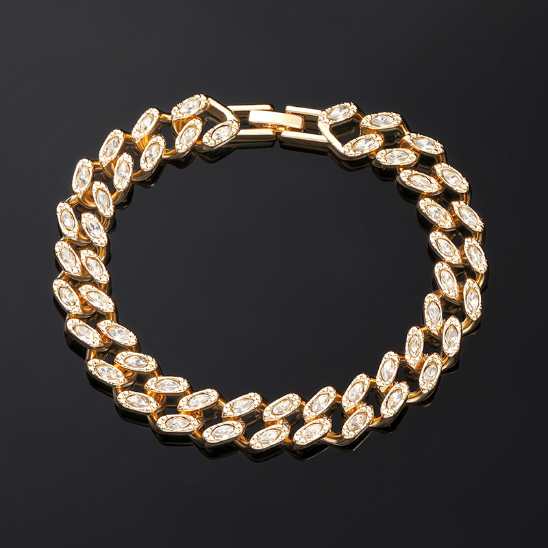 11mm Marquise Cut Cuban Bracelet Bold Statement Style With Street Luxury - Image 4
