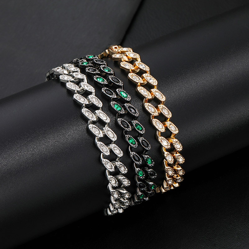 11mm Marquise Cut Cuban Bracelet Bold Statement Style With Street Luxury