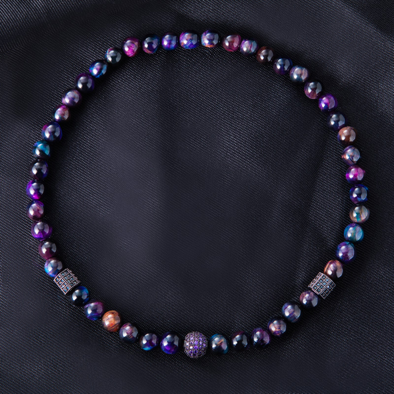 Tiger Eye Stones Stretch Wrap Bracelet With Bold Statement Appeal - Image 5